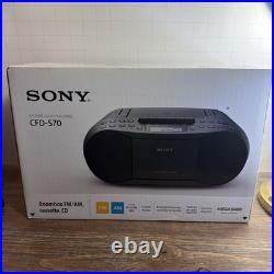Sony CFD-S70 Radio/ CD/ Cassette Player Boombox with Enhanced Bass New And Sealed