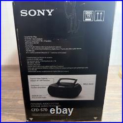 Sony CFD-S70 Radio/ CD/ Cassette Player Boombox with Enhanced Bass New And Sealed