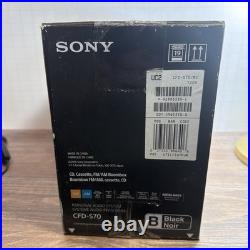 Sony CFD-S70 Radio/ CD/ Cassette Player Boombox with Enhanced Bass New And Sealed