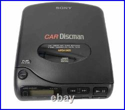 Sony Car DiscMan D-802K Portable CD Player EXC MINT Tested & Working BUNDLE