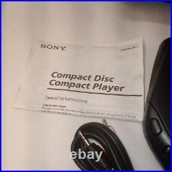 Sony Car Discman CD Player Mega Bass Wireless Remote (D-M805) With Bag
