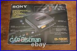 Sony Car Discman D-180K CD Player with Original Box