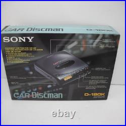 Sony Car Discman Walkman D-180K Portable CD Player Vintage