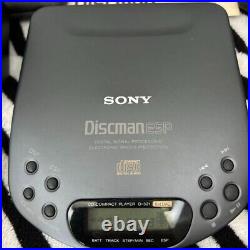 Sony Cd Disc Man D-321 Portable Player Original Vintage