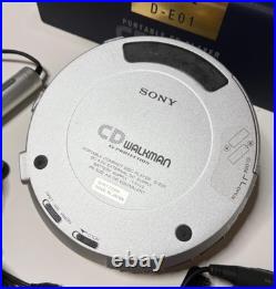 Sony Cd Walkman D-E01 Portable Cd Player Vintage Audio Compact Disc Player