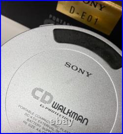 Sony Cd Walkman D-E01 Portable Cd Player Vintage Audio Compact Disc Player