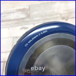 Sony Cd Walkman D-Ej855 Blue Portable Cd Player Shockproof Anti-Skip Personal