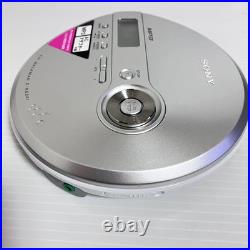 Sony Cd Walkman D-Ne241 Silver Portable Cd Player Personal Discman Audio Music