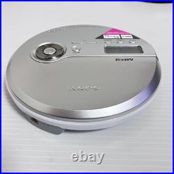 Sony Cd Walkman D-Ne241 Silver Portable Cd Player Personal Discman Audio Music