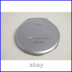 Sony Cd Walkman Portable Player Silver G-Protection D-E999