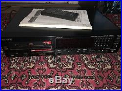 Sony Cdp-507esd Cd Player Tested Excellent