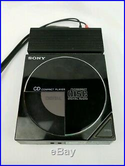 Sony Compact Portable CD Player D-5 AC Adapter AC-D50 Vintage 1984 Works