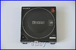 Sony D-100 BLACK Portable CD Player JAPAN Discman for RESTORATION BP-100