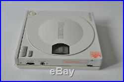 Sony D-100 Discman with BP-100 Battery RARE WHITE Color COLLECTABLE RESTORATION