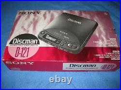 Sony D-121 Portable Mega Bass Compact Disc CD Player -Original Package