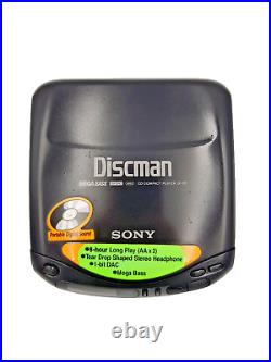 Sony D-131 CD Compact Disc Walkman Discman Player Personal Stereo Black Vintage