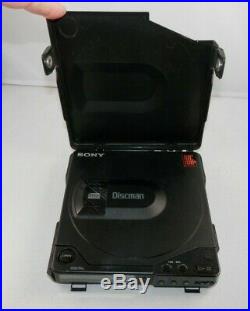 Sony D-15 Discman CD Player Vintage Portable Digital Audio with Hard Case WORKING