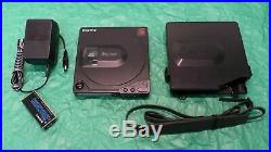 Sony D-15 Discman. Fully restored. With Case, AC adapter, rejuvenated Battery