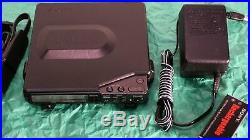 Sony D-15 Discman. Fully restored. With Case, AC adapter, rejuvenated Battery