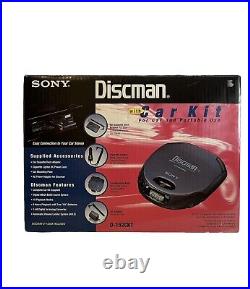 Sony D-152CK Portable Car Discman CD Player Car Kit Adaptor Complete In Box