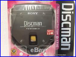Sony D-171C Discman Portable Compact Disc Player New Sealed Cd Player