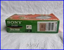 Sony D-181 Portable CD Compact Disc Player Discman Near Mint Boxed Rare
