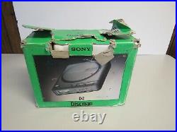 Sony D-2 Discman CD Player 1988 withOrig. Box Tested & Working