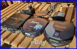 Sony D-22, Sony D-150AN & Sony D-175 Discman Personal Portable CD Players