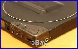 Sony D-25 Portable Discman IOB with RM-DM2 Remote, BP-100 Battery, and New Laser