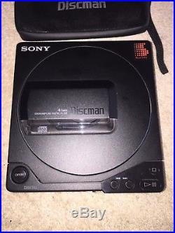 Sony D-25 Portable Discman Vintage Audiophile CD Player Digital Audio 1989 Japan