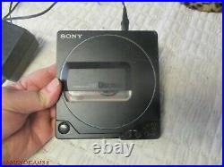 Sony D-25 Portable Discman Vintage Audiophile CD Player WITH BP 100 BATTERY PACK