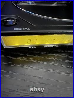 Sony D-250 Discman Portable CD Player + Case, Adapter, Battery, Manual As-Is