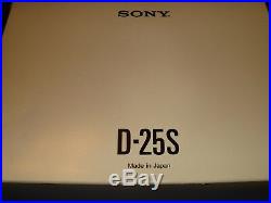 Sony D-25S Portable Discman New Old Stock, Brand New, Never Been Used, MINT RARE
