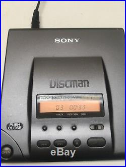 Sony D-303 Discman CD Player With Wall charger