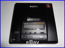 Sony D-303 Discman Portable Compact Disk CD Player 1bitDAC Mega Bass With Case
