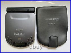 Sony D-321 Discman With Case And Battery Adapter