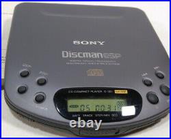 Sony D-321 Portable Discman Vintage Audiophile CD Player With Case Tested Rare