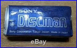 Sony D-35 / D-350 Discman New Spindle Motor, Case, Refurb Batt, AC Adapter