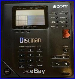 Sony D-35 D-350 Portable CD Player Discman Vintage Collectible MINT Tested Works