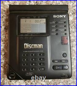 Sony D-35 Vintage CD Discman & Power Plate Made in Japan Has Issues