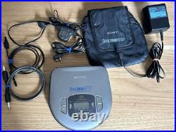 Sony D-365 Portable Cd Player Set Vintage Discman Working Condition Audio Music