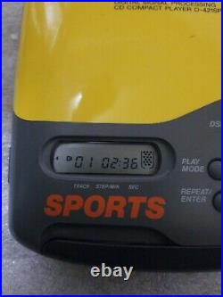 Sony D-421SP Sports Discman ESP Digital Signal Processing CD Compact Player RARE