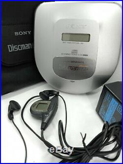 Sony D-465 Discman CD Walkman Personal Portable Compact Disc Player Stereo Silve