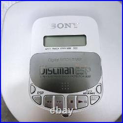 Sony D-475 CD Player Discman ESP Digital Mega Bass from Japan withRemote Control