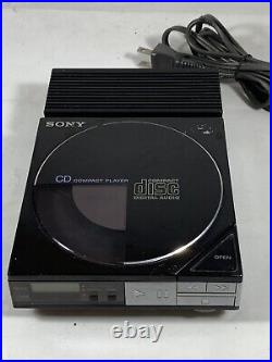 Sony D-5 Compact Disc Player and Sony AC-D50 TURNS ON FOR PARTS OR REPAIR
