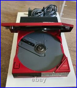 Sony D-50 Portable Cd Player Red Rare D-5