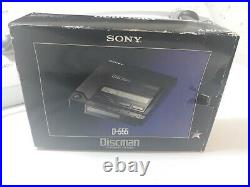 Sony D-555 Discman 2 Rechargeable Batteries And Original Box only