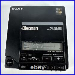 Sony D-555 Discman Personal CD Player Turns On (Read Description) As Is