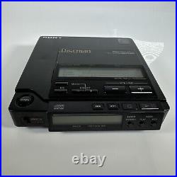 Sony D-555 Discman Personal CD Player Turns On (Read Description) As Is