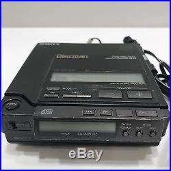 Sony D-555 Portable CD Player with Car Mount Plate CPM-203P
